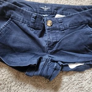 Dark blue short shorts American eagle size 3